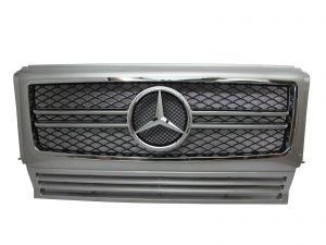 Решетка радиатора серебро R style для Mercedes W463 1990-2013